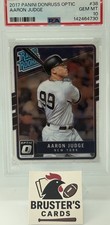 Aaron Judge 2017 Panini Donruss Optic Rookie Baseball Card #38 PSA 10 GEM MT