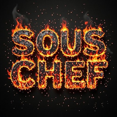 SOUS CHEF T-Shirt | Second in Command Fire Brigade Chief Tee