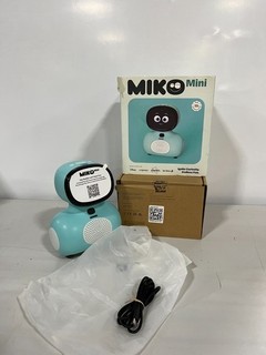 Miko Mini: STEM Interactive Adaptive Learning AI Powered Robot For Kids Blue