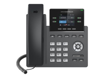Grandstream GRP2612 IP Phone Schwarz Kabelgebundenes In-Band Outband SIP Info