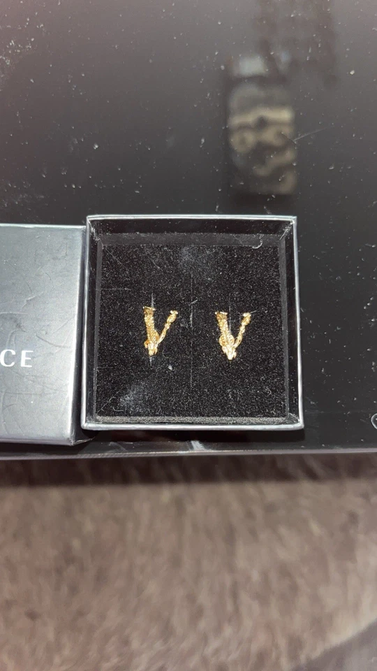 Versace Medusa Ohrstecker Vergoldet - Bild 3 von 4