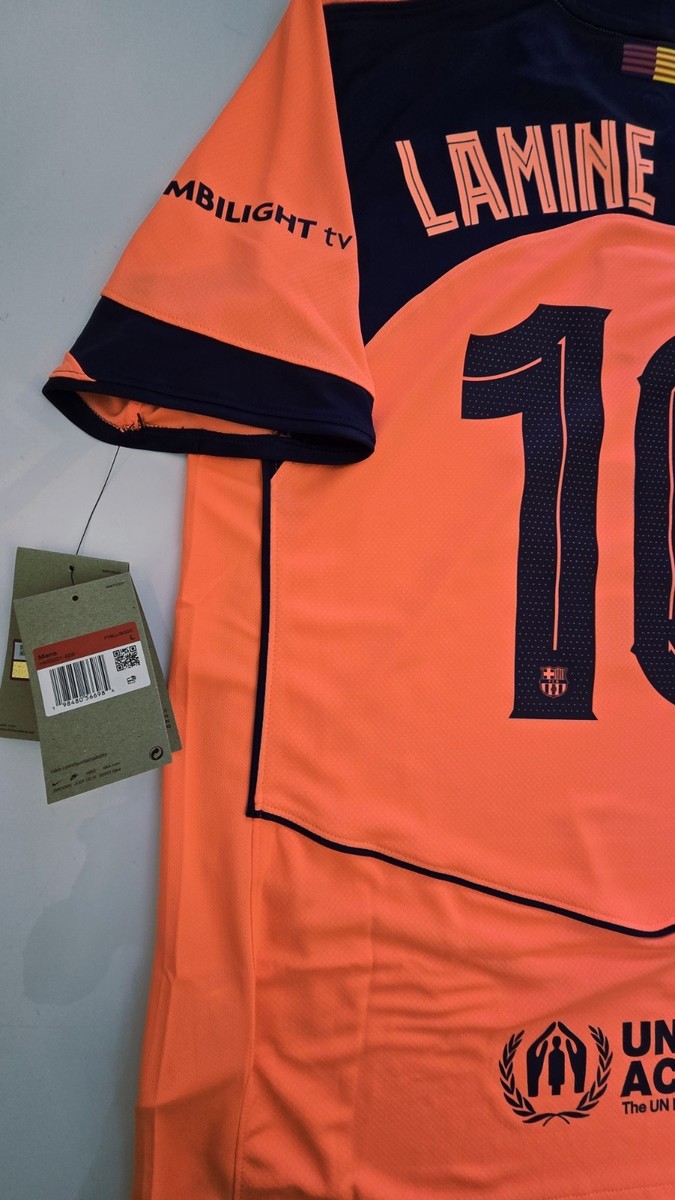 25/26 Nike FC Barcelona #10 LAMINE YAMAL & Players 3RD Soccer