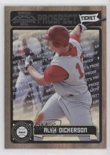 2011 Playoff Contenders Prospect Tickets Artist's Proof 2/49 Alex Dickerson 07rd