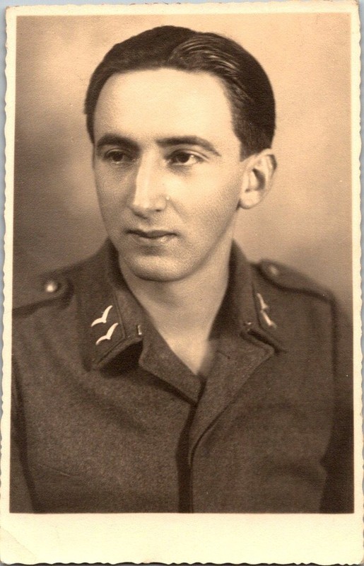 WW2 WWII German Luftwaffe Military Wehrmacht Photo Postcard Studio Portrait