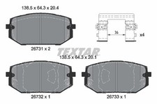 TEXTAR Bremsbeläge Bremsbelagsatz für Hyundai Tucson NX4A NX4E KIA Sportage V
