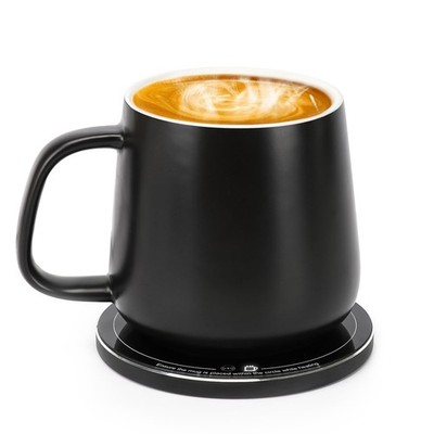 Warm Cup Coffee Mug Warmer Set - Stable Constant Temperature 131°F, 15W Wirel...
