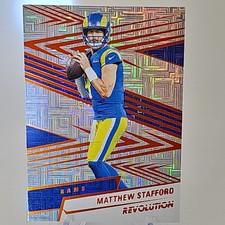 Matthew Stafford /299 Orange Levels 2025 Panini Revolution Los Angeles Rams