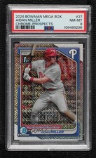 2024 Bowman Chrome Prospects Mega Box Mojo Refractor Aidan Miller PSA 8 10q4