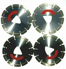 4PK-6" Husqvarna RED Soff Cut Diamond Blade - Early Entry Green Concrete-BEST