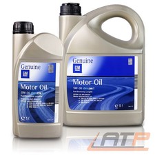 1L+5L = 6 LITER FÜR OPEL GM 5W-30 DEXOS2 MOTOR-ÖL MOTOREN-ÖL GM-LL-A-025+-B-025