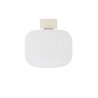 Deckenleuchte Beige Keramik Glas Schlafzimmer B:25 Cm E27 Deckenlampe Wohnzimmer