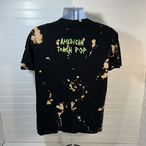 Palaye Royale American Trash Pop Shirt Men Large Black Bleach Tie Dye Look - Picture 20 of 24