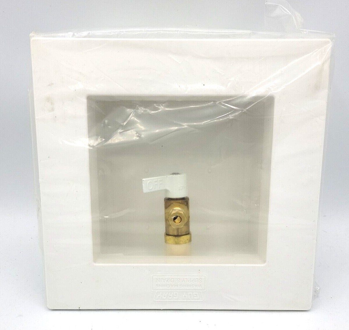 Guy Gray 82411 Ice Maker Outlet Box Turn Valve Lead-Free Galvanized 1/2