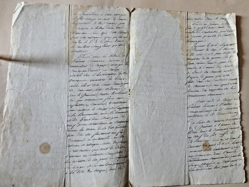 récit des combats de saint Domingue par de Pommeroy fils d'émigré canadien - Foto 4 di 8