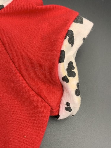 Build A Bear BABW Vtg Y2K Red Black Hearts 2009 Shirt Top Valentines READ - Picture 3 of 6