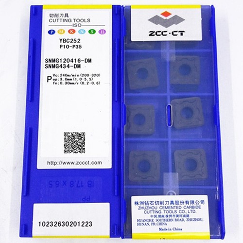 10 piezas SNMG120416-DM YBC252 SNMG434-DM Original ZCC.CT CNC hoja inserciones de carburo - Imagen 2 de 2