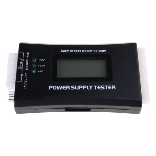 BTX ITX Desktop Power Supply LCD Tester 20 24 Pin for Computer Voltage - Afbeelding 4 van 8