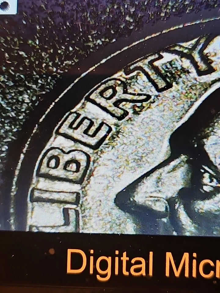 1998 P Roosevelt Dime Extremely Deep Rim FULL BANDS DDR ON M & R  On Front  - Image 4 of 4