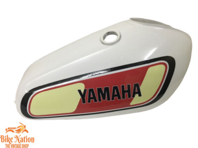 Yamaha XT TT 500 White Painted Steel Petrol Tank 1N5, 1977 Model | Fit For