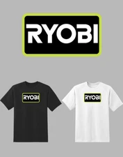 Ryobi Tools Square Logo shirt 6 Sizes Youth Med- Adult 6XL! Fast Ship!