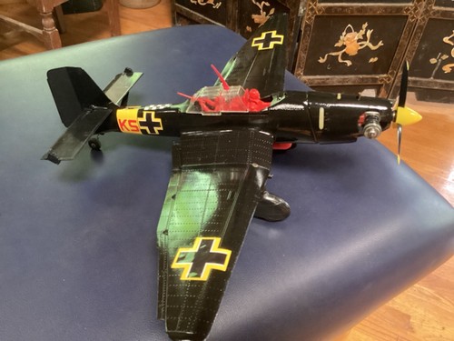 VINTAGE STUKA COX GASBETRIEBENES FLUGZEUG FINGERHUT DROHNE JU-87 - Bild 7 von 13