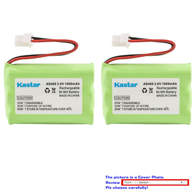 Kastar Battery Replace for At-t/Lucent TL1100 TL1102 TL1200A Ameriphone CL-40