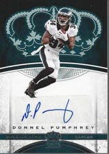 2017 Crown Royale Platinum Rookie Autographs #56 Donnel Pumphrey Auto - NM-MT