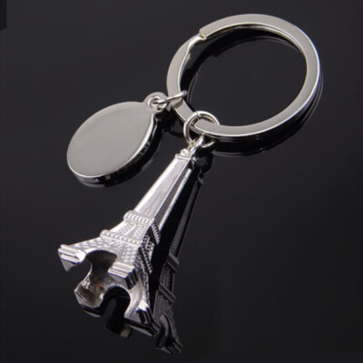 EIFFELTURM 3D SCHLÜSSELANHÄNGER SILBER NEU PARIS FRANKREICH ANHÄNGER TURM LADY