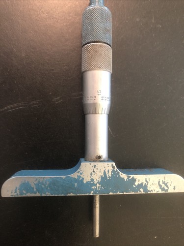 Mitutoyo .001" Grads Depth Micrometer Older Unit with rods - 第 9/9 張圖片
