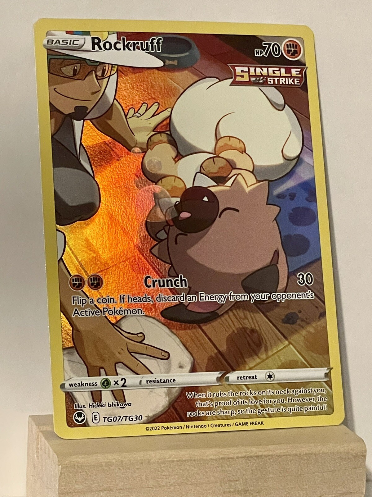 Rockruff - TG07/TG30 Ultra Rare Silver Tempest NM Pokemon TCG