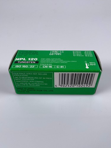 Fuji / Fujifilm 1 Roll 160 NPL 120 Color Negative Film 1996 - Picture 4 of 4