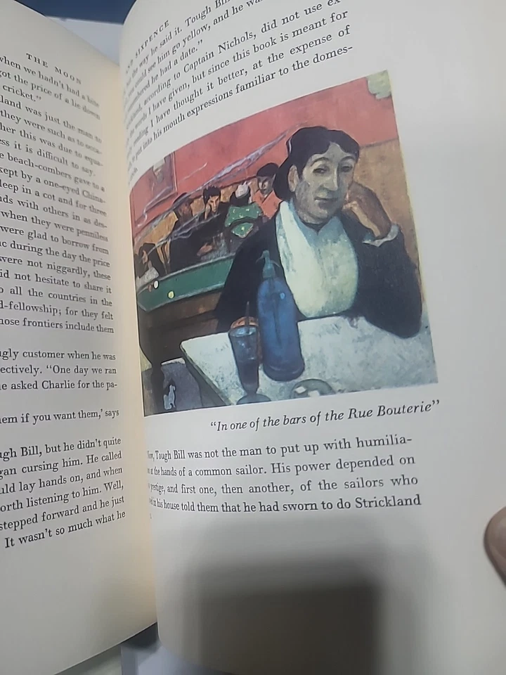 THE MOON AND SIXPENCE W. S. Maugham Heritage Press HC Slipcase 1941   - Imagem 4 de 4