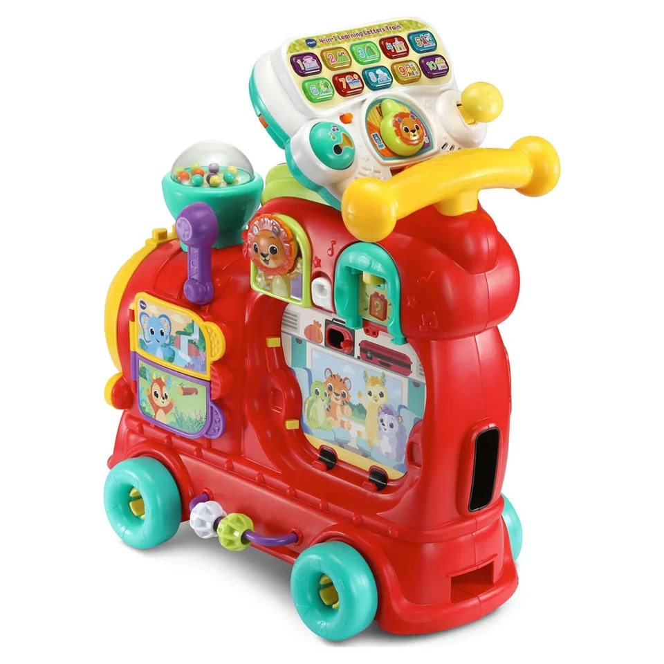 Vtech 4-In-1 Learning Letters Train Sit-To-Stand Walker and Ride-On (Local P/up) - Image 4 of 4