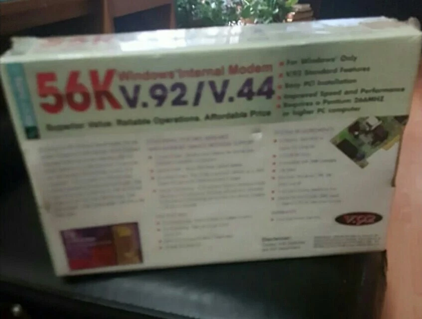 Windows Internal Modem, 56 K V.92/ V.44 PCI Version For Windows 98, ME, 2000,... - Image 2 of 4