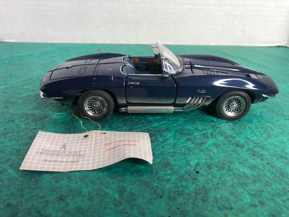 Franklin Mint 1965 Corvette Mako Shark 1/24 (Read) | eBay