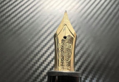 Montblanc Meisterstuck 146 Fountain Pen 14K Gold M Nib Used Good! w/box - 第 5/9 張圖片