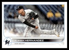 2022 Topps  Elieser Hernandez #9 Miami Marlins Baseball Card