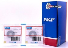  QTY.2 SKF 608 2RSH DEEP GROOVE BALL BEARING, RUBBER SEALED 8x22x7 mm