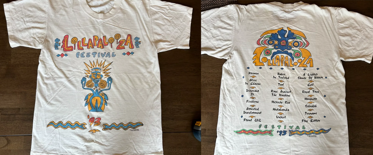 1993 Lollapalooza Concert Cotton Gift For Fan S to 5XL T-shirt