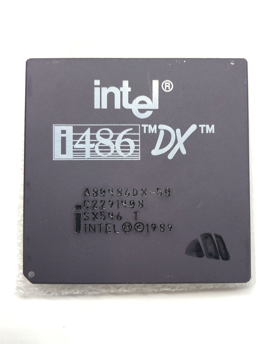 Intel 486 DX 50MHZ A80486DX SX546 i486 CPU Processor Vintage Intel 486 DX 50MHZ A80486DX SX546 i486 CPU Processor Vintage