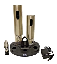 Kalorik Stainless Steel Wine Lovers Set Opener/Preserver New w/o Box or Stoppers