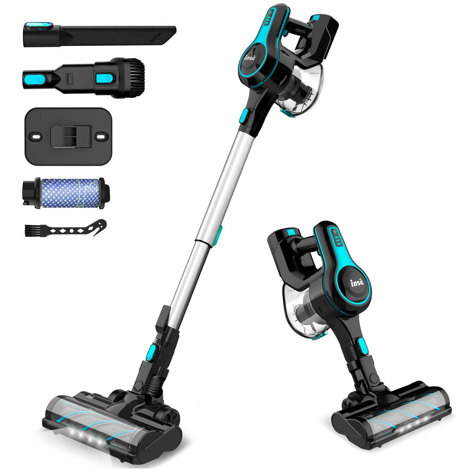 INSE N5 Cordless Stick Vacuum Cleaner 16Kpa Stick Handheld Vac Carpet Floor eBay