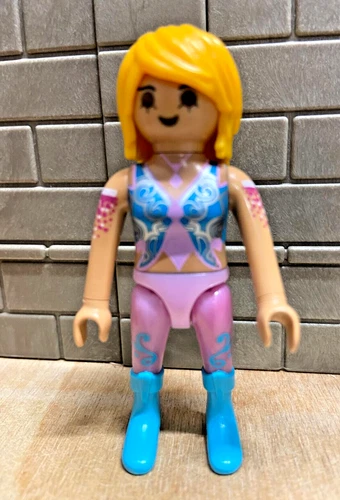 Playmobil character woman dancer beach dress film 81 for custom rare vintage