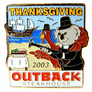 Outback Steakhouse Thanksgiving 2003 Lapel Pin | eBay