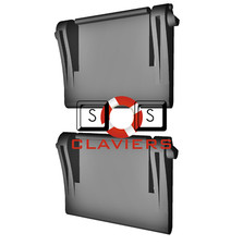 Pieds de remplacement pour clavier Logitech UltraX Media Desktop