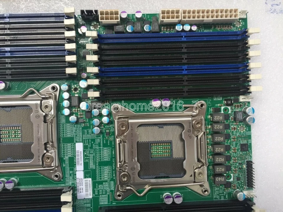 Supermicro X9DRi-LN4F Motherboard LGA2011 IntelC602 Xeon E5-2600 V1 V2 ECC DDR3 - Image 3 of 4
