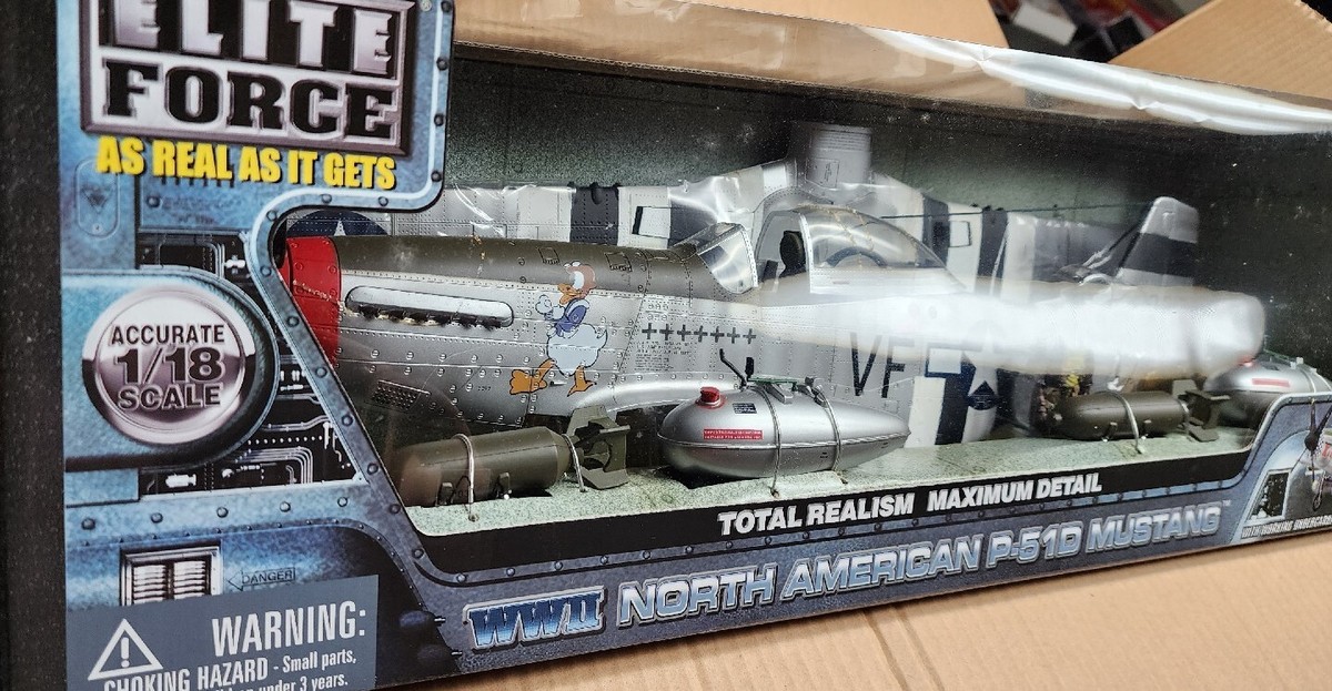 Elite Force 1/18 Scale WWII North American P-51D Mustang