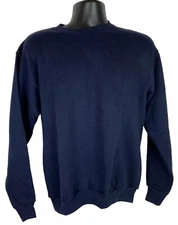 Vintage Crew Sweatshirt Russell Athletic Medium 70s Gold Tag Navy