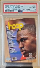 1998 UD Upper Deck MJ MICHAEL JORDAN PSA 8 #C2 Cover Story Card NEW Case LOW POP