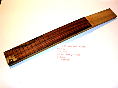 Fred Gretsch Enterprises Vintage Raw Guitar Neck 23x2.5x1 - Rosewood & Elder